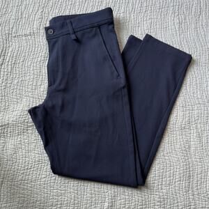 Zara Melange Pant - Navy